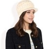 Anna-Kaci Women's Knitted Newsboy Cap with Braided Cable Pattern and Stylish Brim Design - 3 of 4