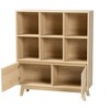 Baxton Studio Danina Japandi Oak Brown Finished Wood Bookshelf - 3 of 4