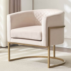 NicBex Accent Chair Living Room Chair with Upholstered Comfy Chair Lounge Chair for Reading Room, Bedroom, Office - 1 of 4