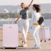 JANSNO 5-Piece Luggage Sets with Spinner Wheels, TSA Lock, USB Port, Cup Holder, Duffel & Toiletry Bags - 2 of 4