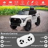12V Licensed Toyota Tundra Kids Ride On Truck, Electric Car w/Remote Control, LED Lights, 3 Speeds, Suspension - 4 of 4