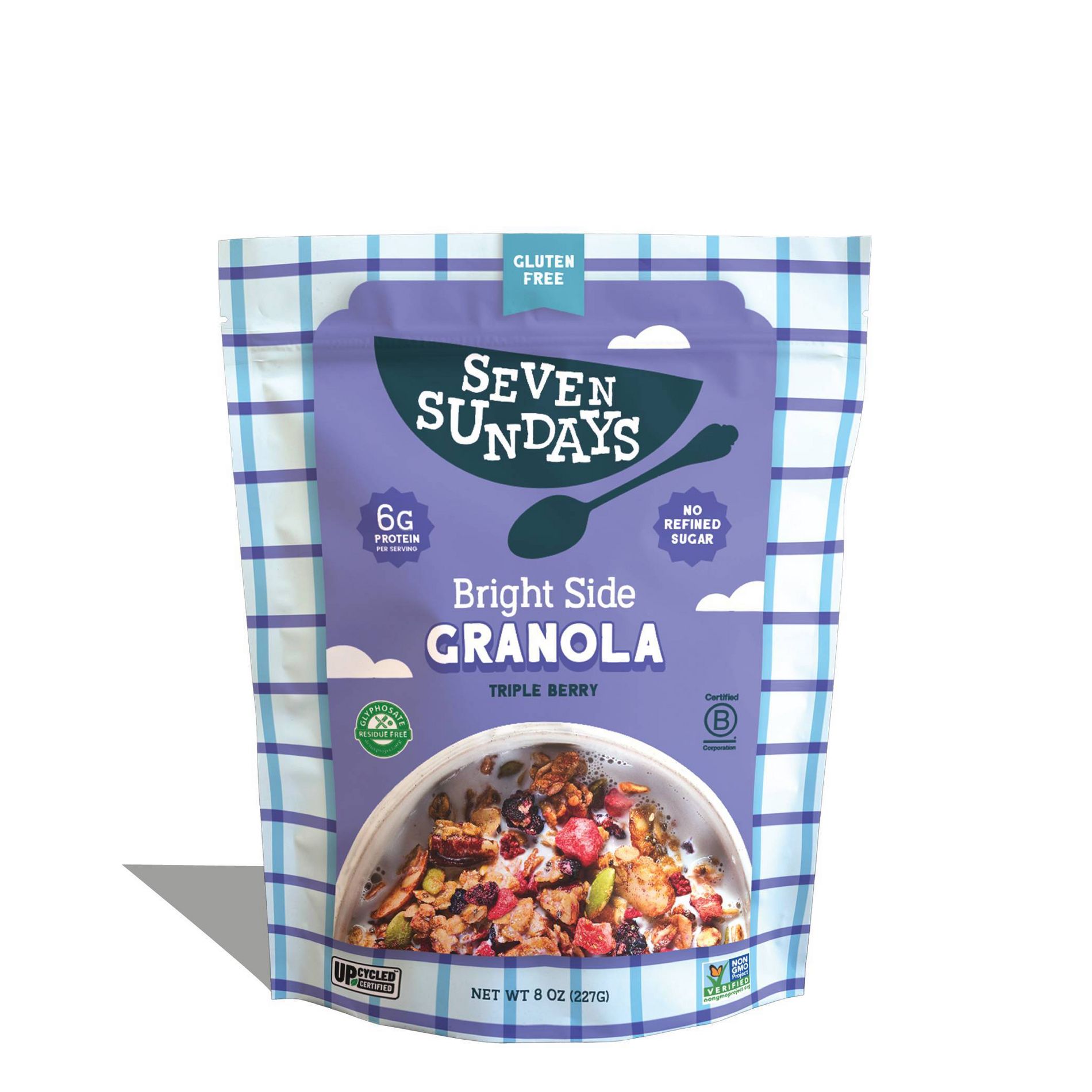 Seven Sundays Gluten Free Triple Berry Bright Side Granola - 8oz