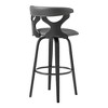 26" Zenia Swivel Counter Height Barstool - Armen Living - 4 of 4