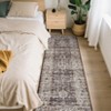 COZONY Washable Area Rug, Non-Slip Low Pile Floral Carpet, Indoor Rug for Living Room, Bedroom, Kitchen, Hallway - 4 of 4
