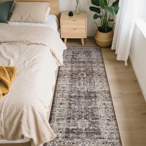 Washable Rug for Living Room, Non-Slip Non Shedding Soft Carpet,Indoor Foldable Printed Accent Rug for Bedroom, Dining Room, Nursery, Office - 1 of 4