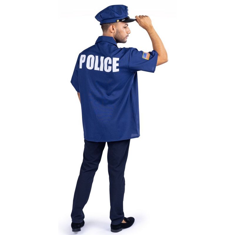 Dress Up America Police Officer Costume for Adults - One Size, 3 of 4