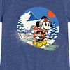 Girls' - Disney - Minnie Ski Fitted Short Sleeve Graphic T-Shirt - 2 of 4