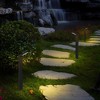 C Cattleya 21" Low-voltage Black Aluminum LED Landscape Path Lights with Frosted Glass Shade(10-Pack) - 4 of 4