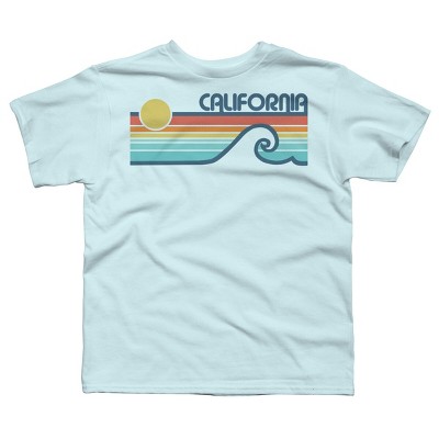 Boy's Design By Humans California Retro Sunset By LuckyU T-Shirt