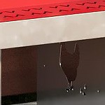 red 10 holes with legs