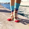 Happy Vacationing Robot on the Beach Socks from the Sock Panda (Men's Sizes Adult Large) - 2 of 4