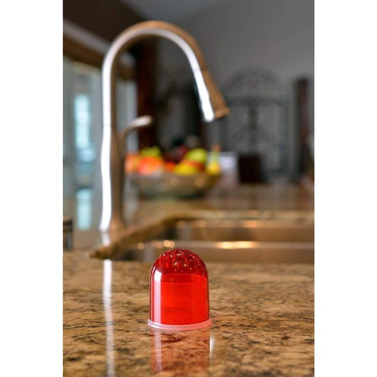 RESCUE! Indoor Non-Toxic Reusable Fruit Fly Trap with Liquid Attractant - 3 Pack (3 Traps), 3 of 4