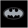 Batman Silver Bat Signal Black Graphic Tee Toddler Boy to Youth Boy - 2 of 3