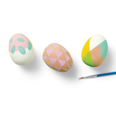 Paint-Your-Own Wood Easter Eggs Kit  - Mondo Llama&#8482;