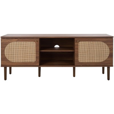 Claude 2 Door 2 Shelf Media Stan - Safavieh