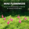 Twirling Wings Flamingo -  Home Decor, Patio Decor, Flamingo Balcony Decor, Flamingo Party Decorations -  12 Pcs Flamingo Yard Ornaments - 2 of 4