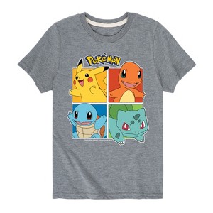 Boys' - Pokémon - Pokémon Squares Short Sleeve Graphic T-Shirt - 1 of 4