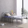 Folding Bed in Silver Gray - Hodedah - 2 of 4