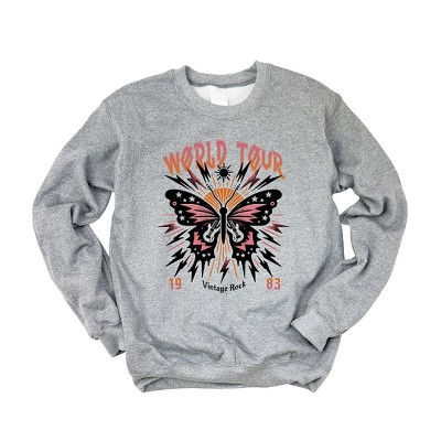 Simply Sage Market Women's Graphic Sweatshirt Vintage World Tour