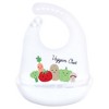 Hudson Baby Infant Boy Silicone Bibs 3pk, Veggies, One Size - 3 of 4