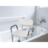 MPM Essential Spa Bathtub Shower Lift Chair, Adjustable Bath Seat, Portable Shower Bench, Tool-Free Assembly, Bathroom Lift Chair with Arms and Back - 4 of 4