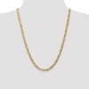 Black Bow Jewelry 5.25mm, 14k Yellow Gold, Concave Anchor Chain Necklace - 2 of 4