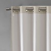 PAGED Printed Heathered Slub Blackout Curtain for Bedroom,Window Curtain Panel with Grommet Top,Living Room Curtains Machine Washable - 4 of 4