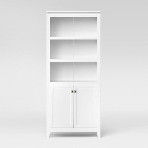 Carson 72 Shelf Bookcase With Storage White Threshold Target