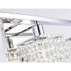 Elegant Lighting Phineas 3 lights bath sconce in black with clear crystals - 3 of 4