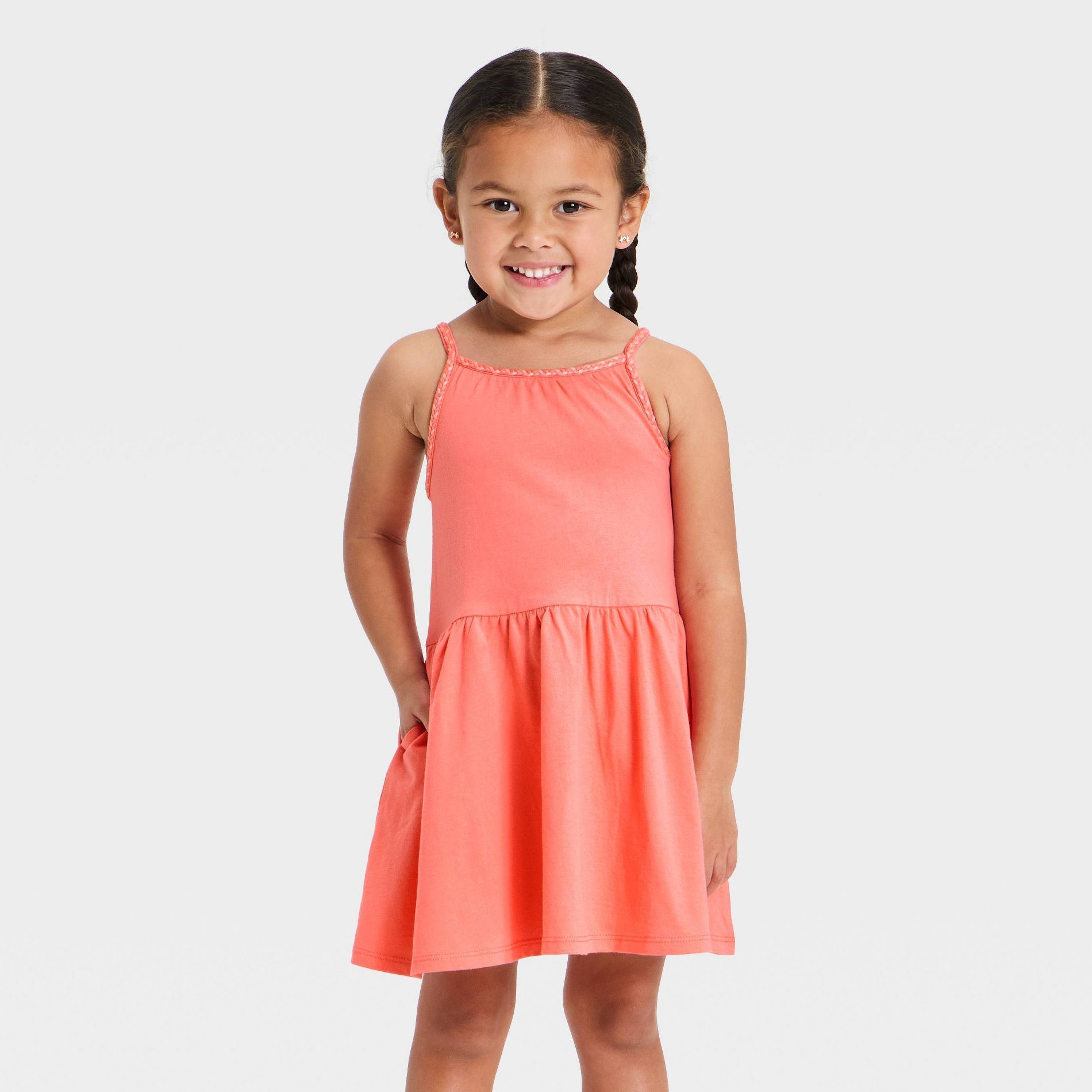 Toddler Girls' Solid Knit Dress - Cat & Jack™