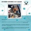 Joyride Harness Black 2-in-1 Dual Handle Reflective Leash with Seat Belt Buckle Combo - 4 of 4