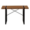 NicBex Home Office Desk Modern Computer Desk with Wooden Desktop and Black Metal Legs for Office, Study - 2 of 4