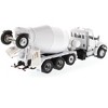 Kenworth T880 SFFA with McNeilus Bridgemaster Concrete Mixer White "Transport Series" 1/50 Diecast Model by Diecast Masters - 3 of 4