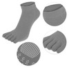 Unique Bargains Sticky Five Finger Socks 4 Pair - 3 of 4
