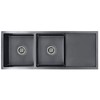 vidaXL Handmade Kitchen Sink Black Stainless Steel - 2 of 4