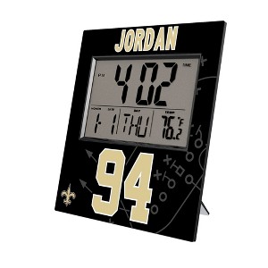 NFL New Orleans Saints Players Game Tactic Wall Clock - 1 of 3