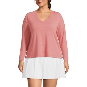 Lands' End Women's Power Performance Long Sleeve Top - 1 of 4