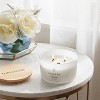 3-Wick Milky Glass Wooden Wick Lolo Neroli and Ivy Jar Candle 13oz - Threshold™ - 2 of 3