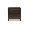 Signature Design by Ashley Vanmore Contemporary 2 Drawer Nightstand, Dark Brown - 4 of 4