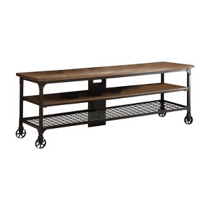 Millwood Metal TV Stand in Natural and Black - Lexicon - 1 of 4