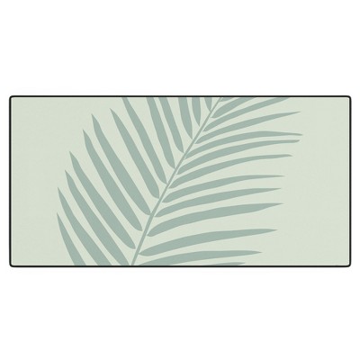 Daily Regina Designs Palm Leaf Sage Desk Mat - Deny Designs