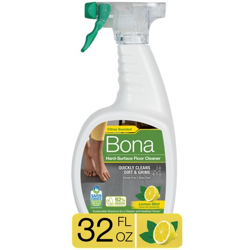 Bona Floor Mop Starter Kit - 1 Spray Mop, 1 Reusable Microfiber Pad, 1  Refillable Multi Surface Floor Cleaner Liquid : Target