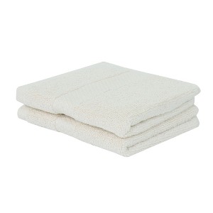 Splash Ultra-Soft Zero Twist 100% Ring Spun Cotton Face Washcloth Set – Reversible, 550 GSM, Soft, Highly Absorbent Towels for Bathroom - 12" x 12" - 1 of 4