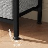 39'' TV Stand for TVs up to 50'' - Entertainment Center with 2 Fabric Drawers & Open Shelf, Adjustable Footpads - 3 of 4