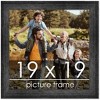 PosterPalooza | 19x19 Wide Barnwood Picture Frame, UV Acrylic, 6 Finishes - Grey, Brown, White, and Black - 2 of 4