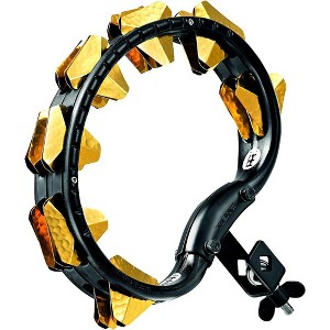 MEINL ABS Super Dry Studio Tambourine, Two Rows Black - 1 of 1