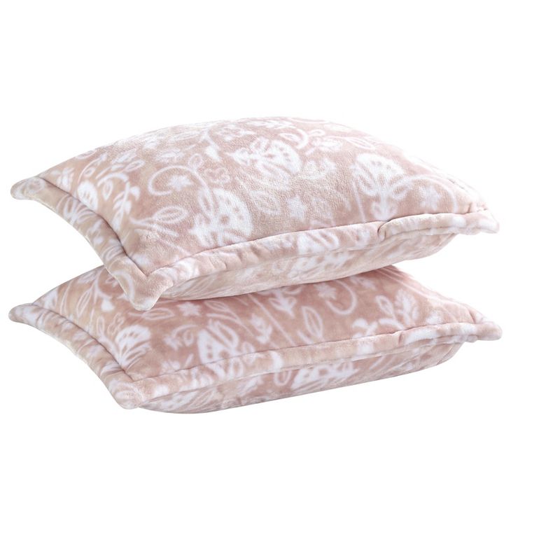 Noble House 3 Piece Velvet Super Comfy & Warm Blanket Set Full/Queen, 2 of 4