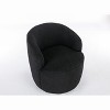 NicBex Teddy/Velvet Accent Chair,Barrel Chair with Wooden Frame and Swivel Base,Modern Upholstered Swivel Chair Living Room Chairs for Living Room - 4 of 4