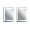 CWI Lighting Abril Rectangle Matte White LED 32 in. Mirror From our Abril Collection - 4 of 4