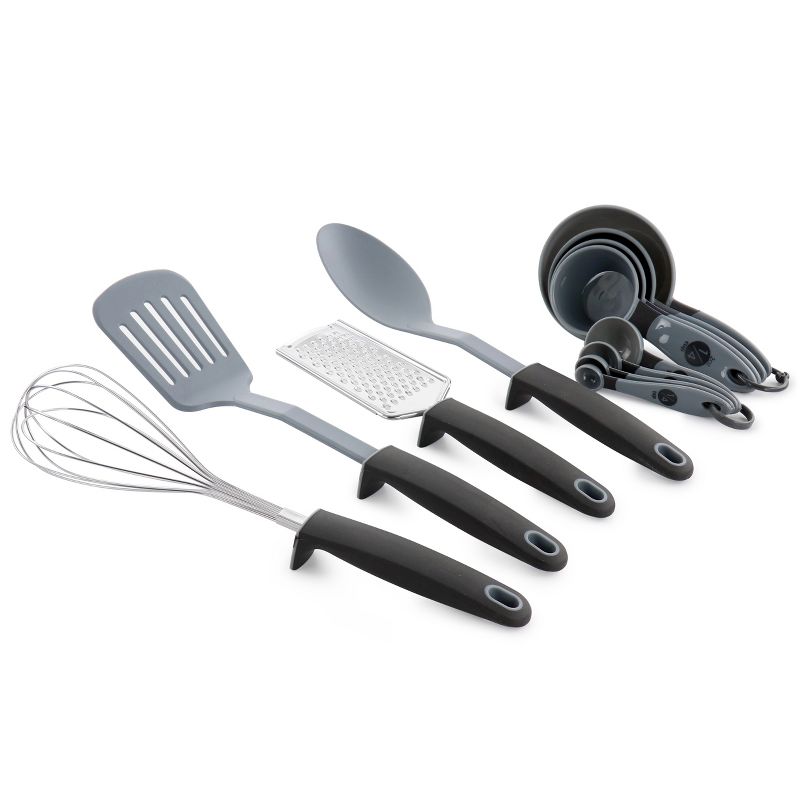 Oster Bastone 23 Piece Nonstick Cookware Bakeware Set in Speckled Gray, 2 of 8